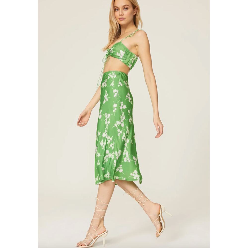 THIRD FORM Rolling Fields Bias Midi Skirt SZ 6 - image 4